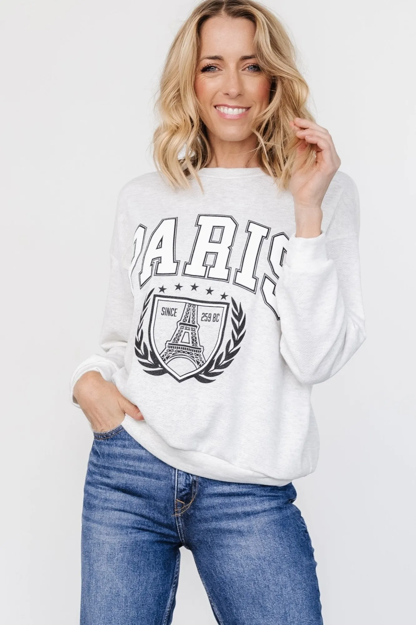 Baltic Born Paris Sweater | Light Gray
