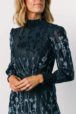 Baltic Born Penelope Velvet Maxi Dress | Midnight Blue