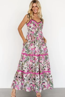 Baltic Born Pierrette Maxi Dress | Pink Multi