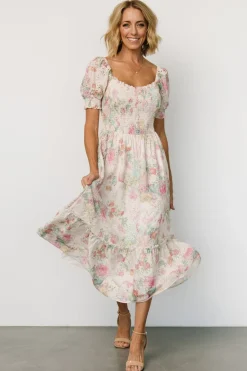 Baltic Born Piper Eyelet Midi Dress | Vintage Floral