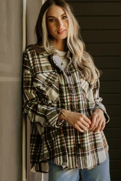 Baltic Born Polson Plaid Shacket | Ivory Multi