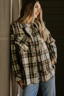 Baltic Born Polson Plaid Shacket | Ivory Multi