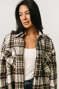 Baltic Born Polson Plaid Shacket | Ivory Multi