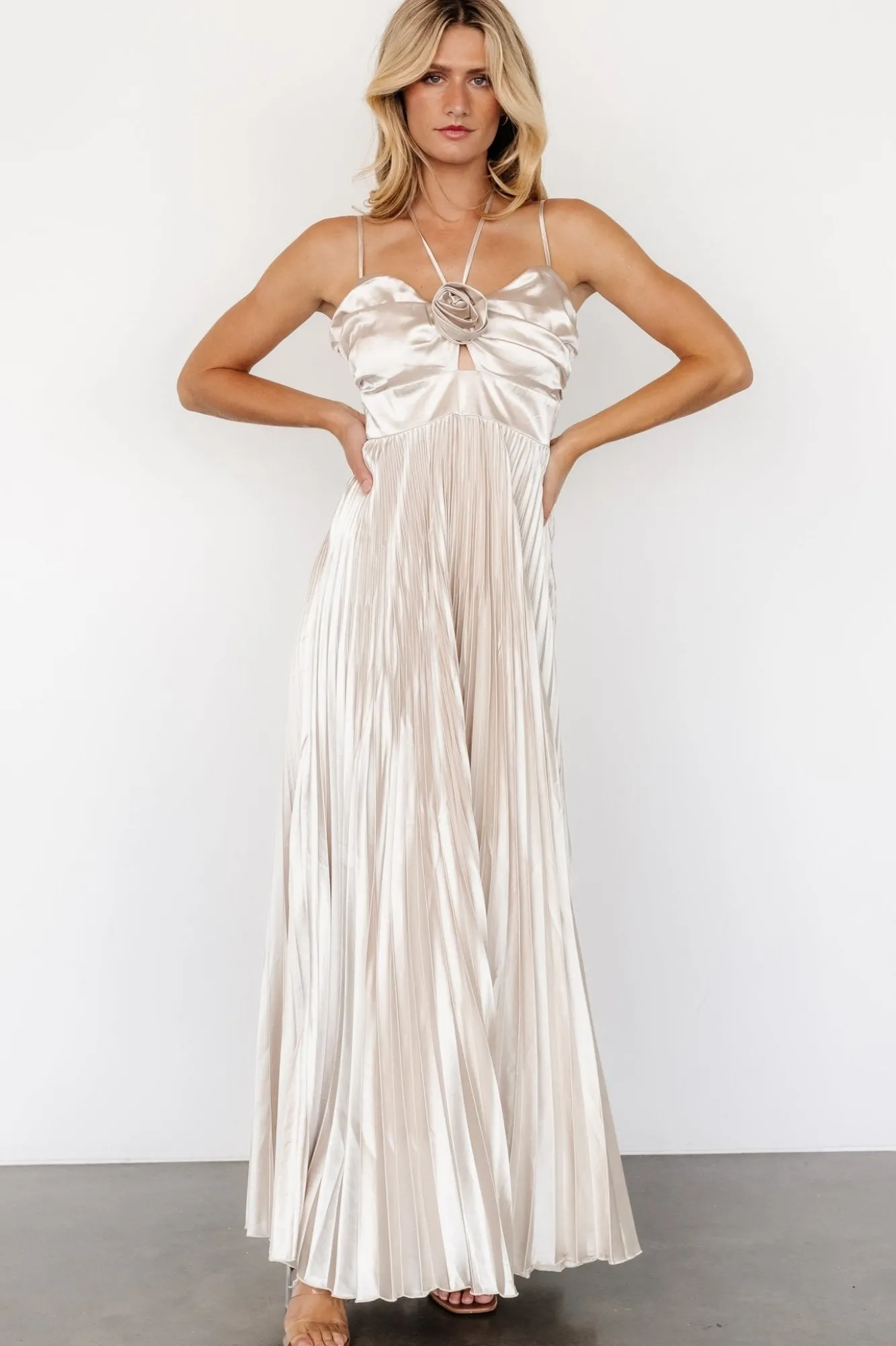 Baltic Born Portia Satin Maxi Dress |