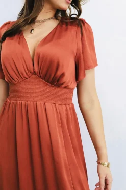 Baltic Born Prague Satin Maxi Dress |