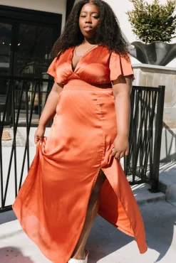 Baltic Born Prague Satin Maxi Dress |