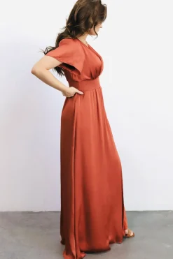 Baltic Born Prague Satin Maxi Dress |