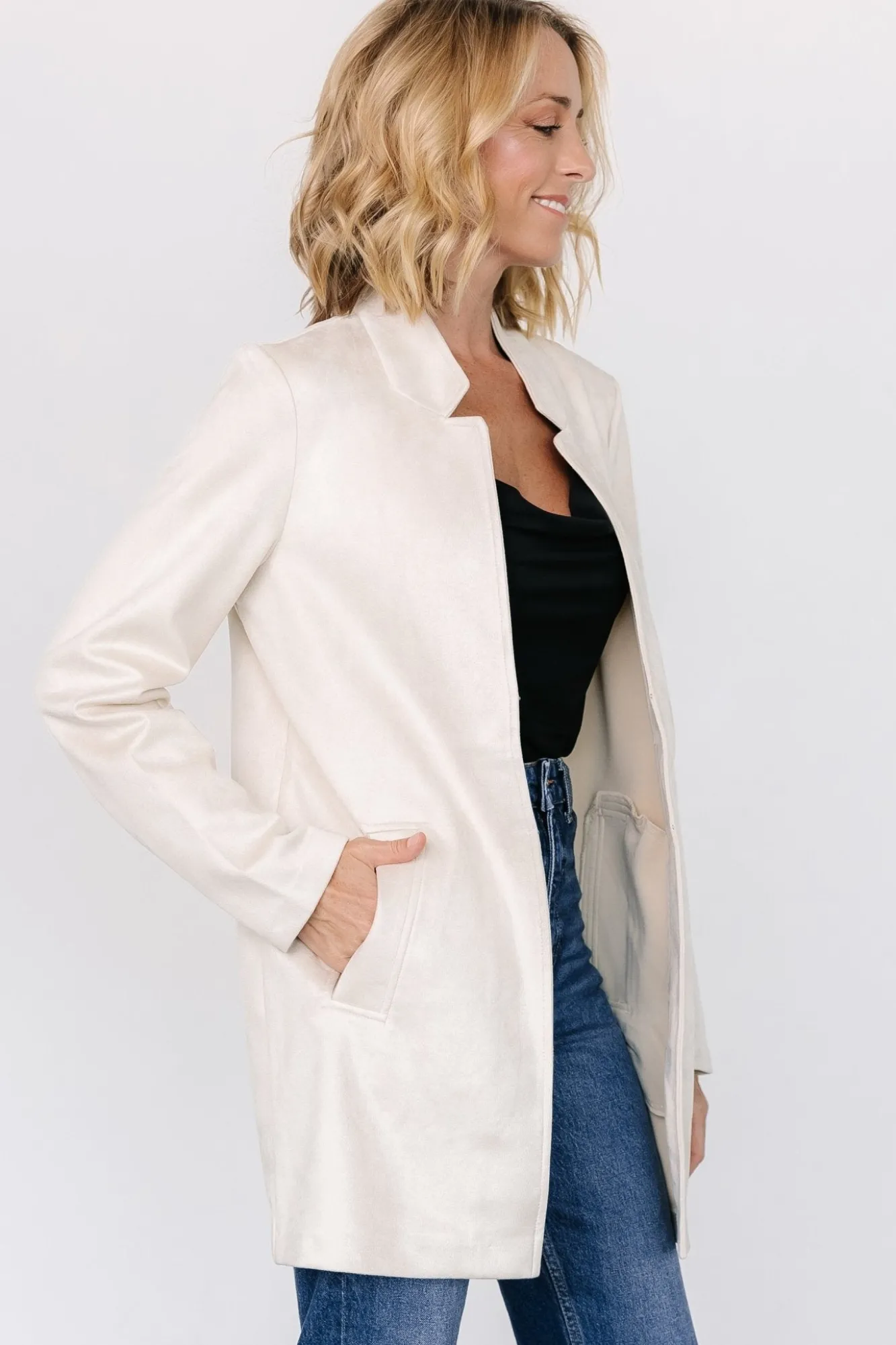 Baltic Born Queenie Faux Suede Jacket |