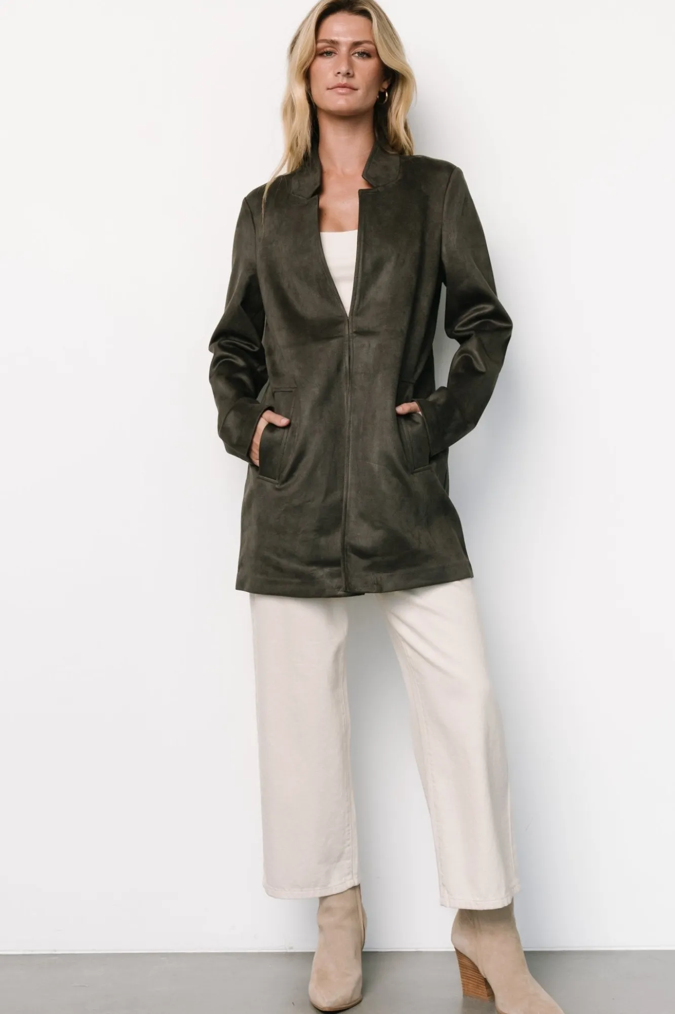 Baltic Born Queenie Faux Suede Jacket |