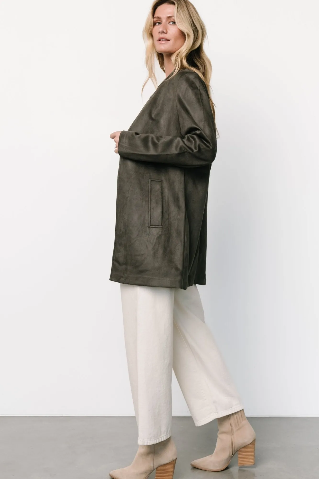 Baltic Born Queenie Faux Suede Jacket |