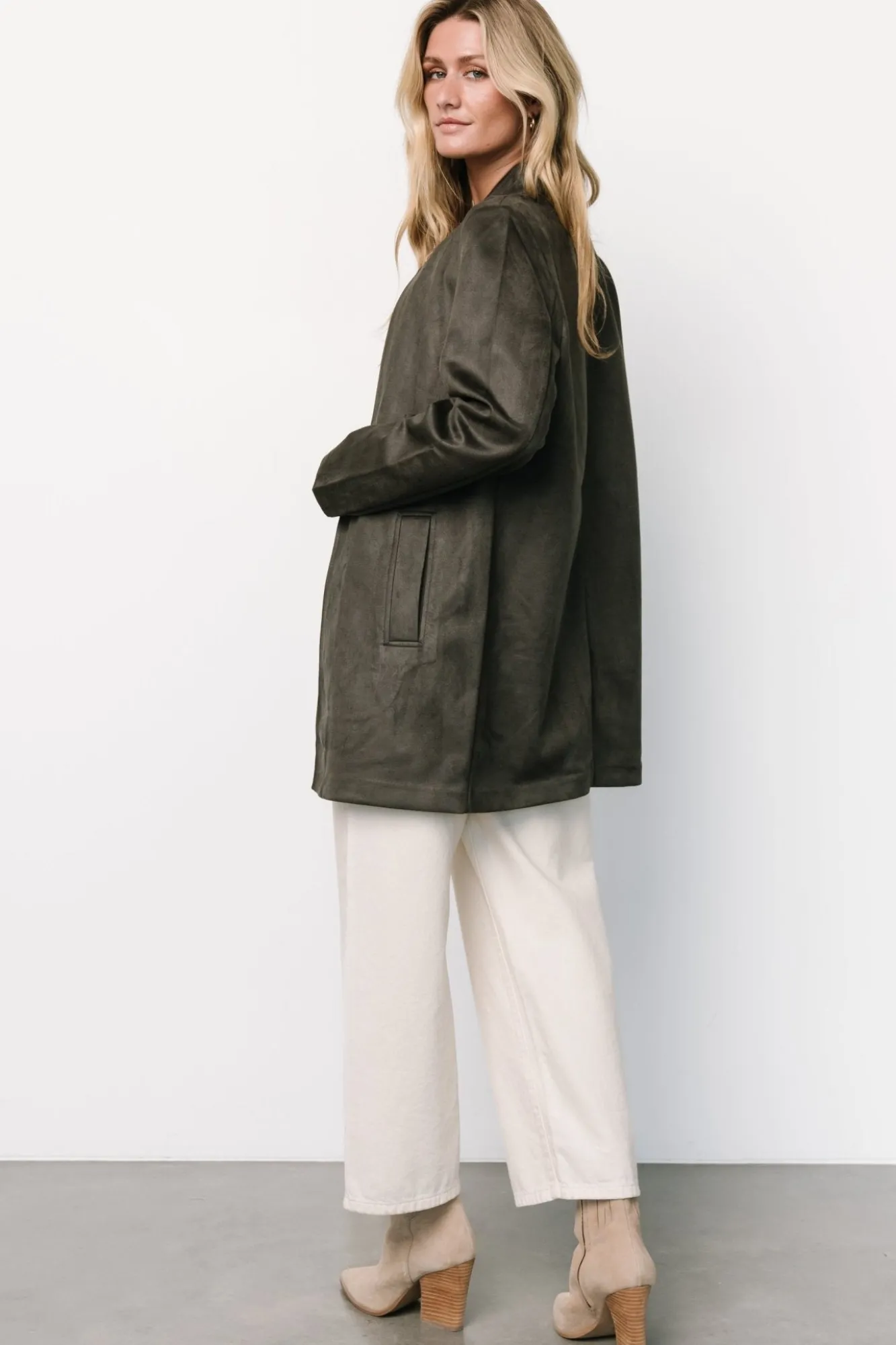 Baltic Born Queenie Faux Suede Jacket |