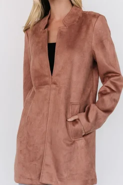 Baltic Born Queenie Faux Suede Jacket | Dusty Clove