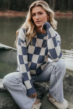 Baltic Born Quincy Checkered Sweater |