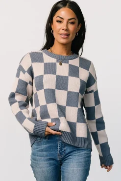 Baltic Born Quincy Checkered Sweater |