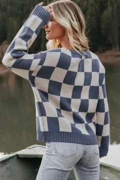 Baltic Born Quincy Checkered Sweater |