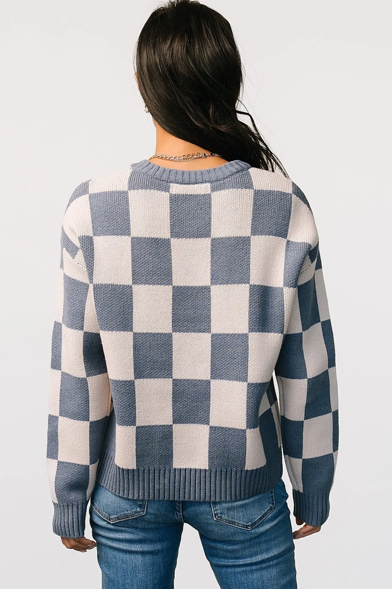 Baltic Born Quincy Checkered Sweater |