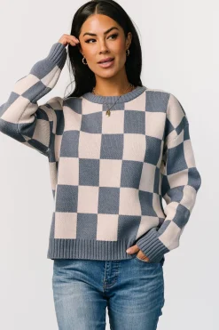 Baltic Born Quincy Checkered Sweater |