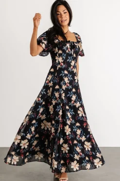 Baltic Born Raelynn Maxi Dress | Black Floral