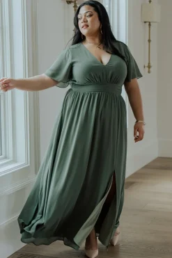 Baltic Born Ramona Maxi Dress | Dark Sage