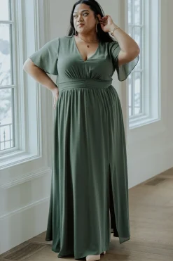 Baltic Born Ramona Maxi Dress | Dark Sage