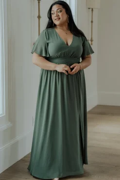 Baltic Born Ramona Maxi Dress | Dark Sage