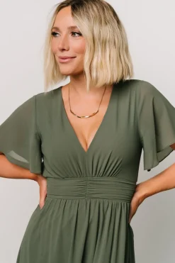 Baltic Born Ramona Maxi Dress | Dark Sage