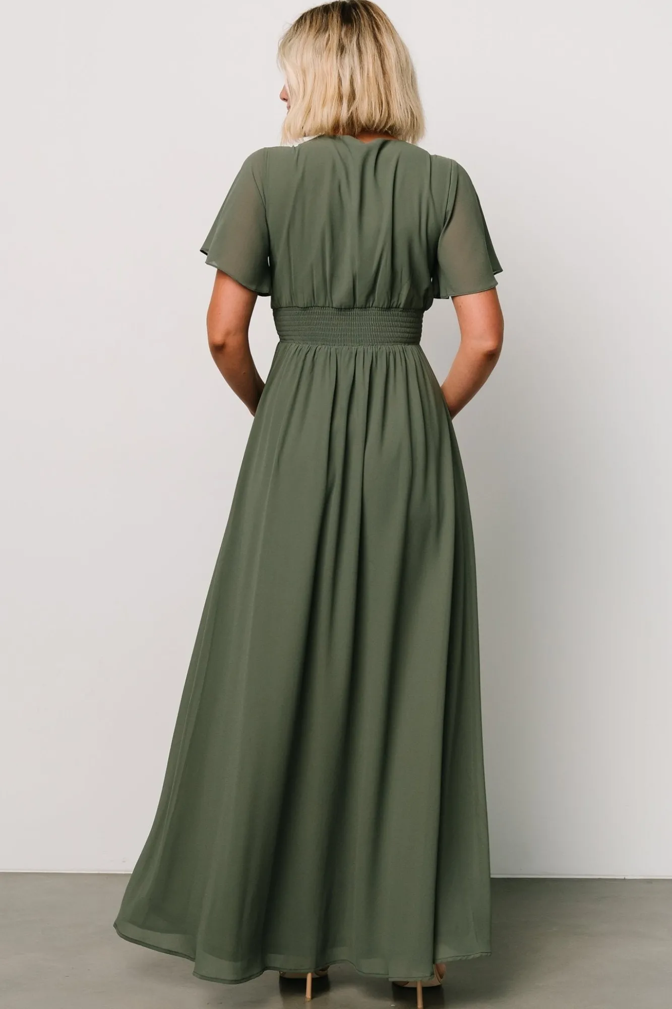 Baltic Born Ramona Maxi Dress | Dark Sage