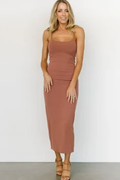 Baltic Born Ramsey Bodycon Tank Dress | Dusty Mauve