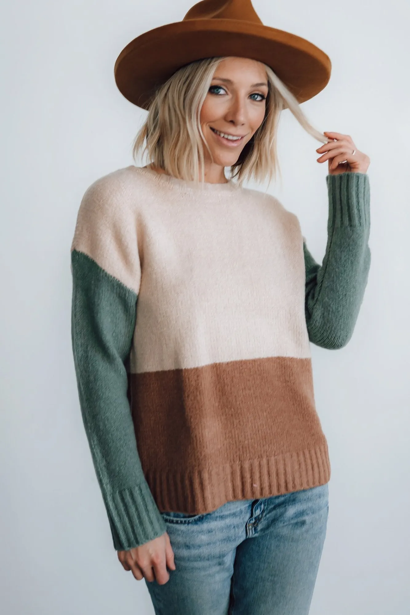 Baltic Born Randi Color Block Sweater |