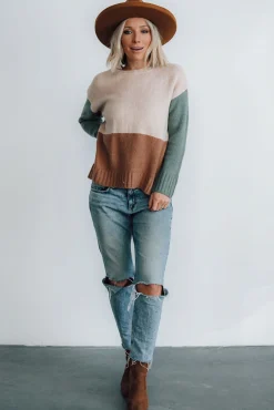 Baltic Born Randi Color Block Sweater |