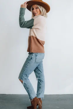 Baltic Born Randi Color Block Sweater |