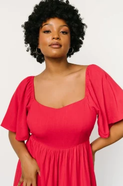 Baltic Born Raquel Back Tie Midi Dress |