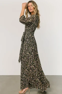 Baltic Born Rebecca Maxi Dress | Black Floral