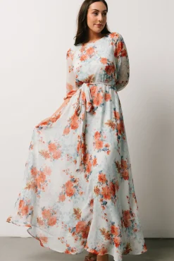 Baltic Born Rebecca Maxi Dress | Blue + Coral Blossom