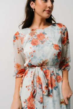 Baltic Born Rebecca Maxi Dress | Blue + Coral Blossom
