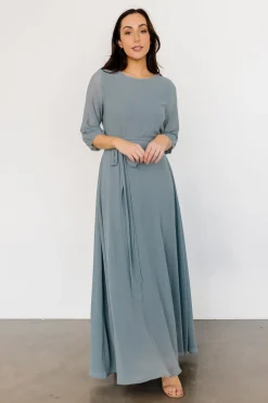 Baltic Born Rebecca Maxi Dress | Dusty Blue