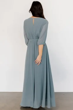 Baltic Born Rebecca Maxi Dress | Dusty Blue