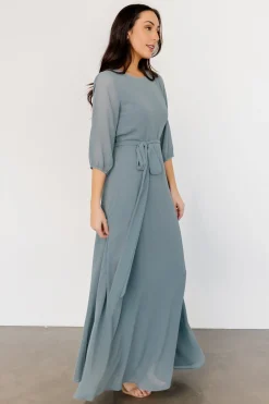 Baltic Born Rebecca Maxi Dress | Dusty Blue