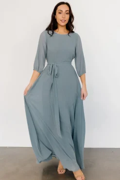 Baltic Born Rebecca Maxi Dress | Dusty Blue