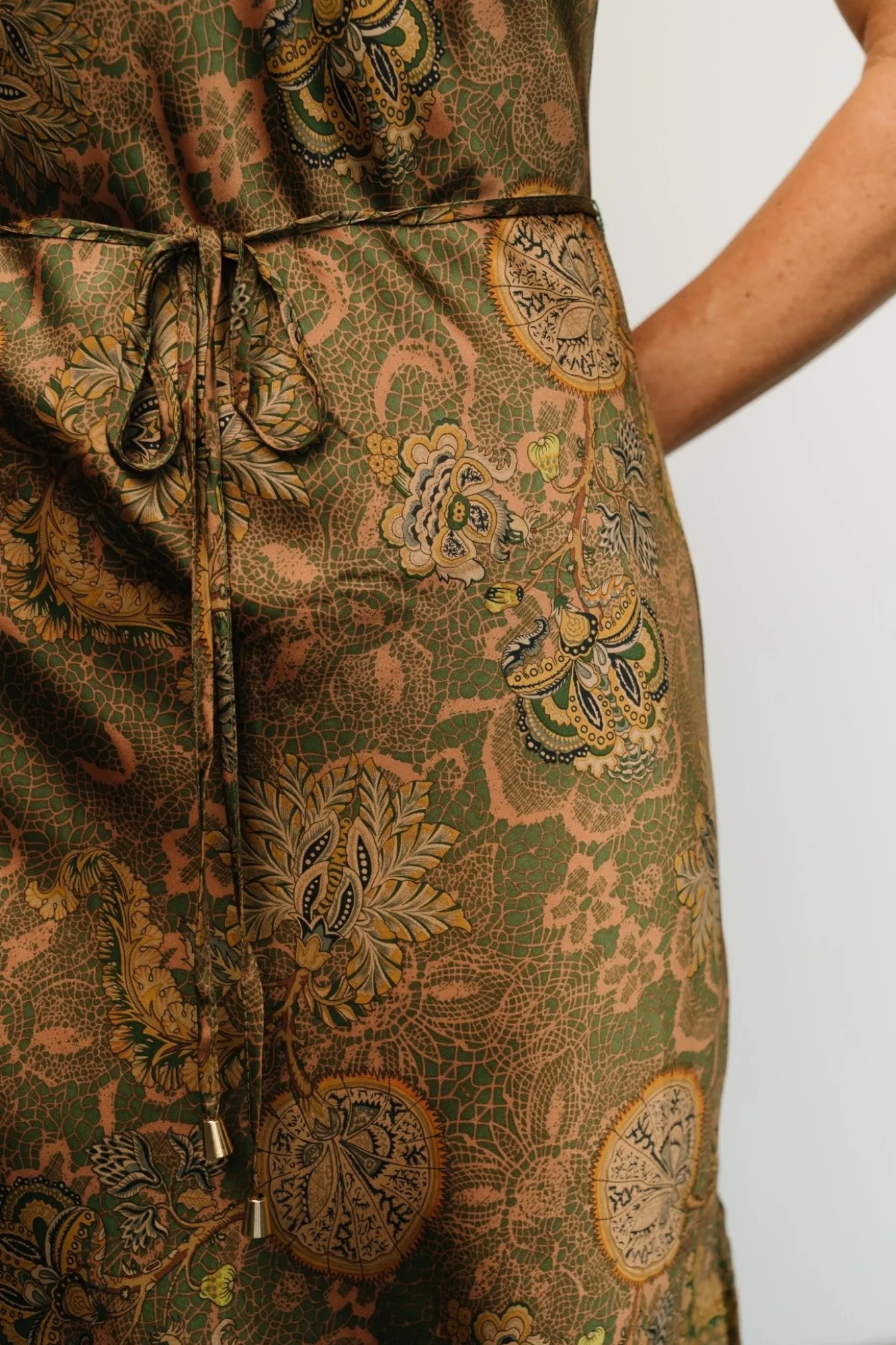 Baltic Born Reno Slip Maxi Dress | Brown + Olive