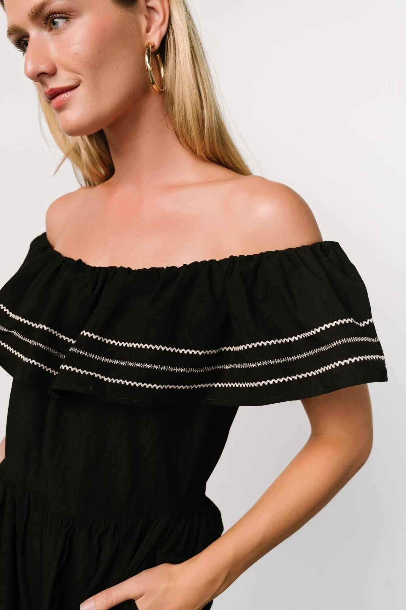 Baltic Born Reyna Off Shoulder Jumpsuit |