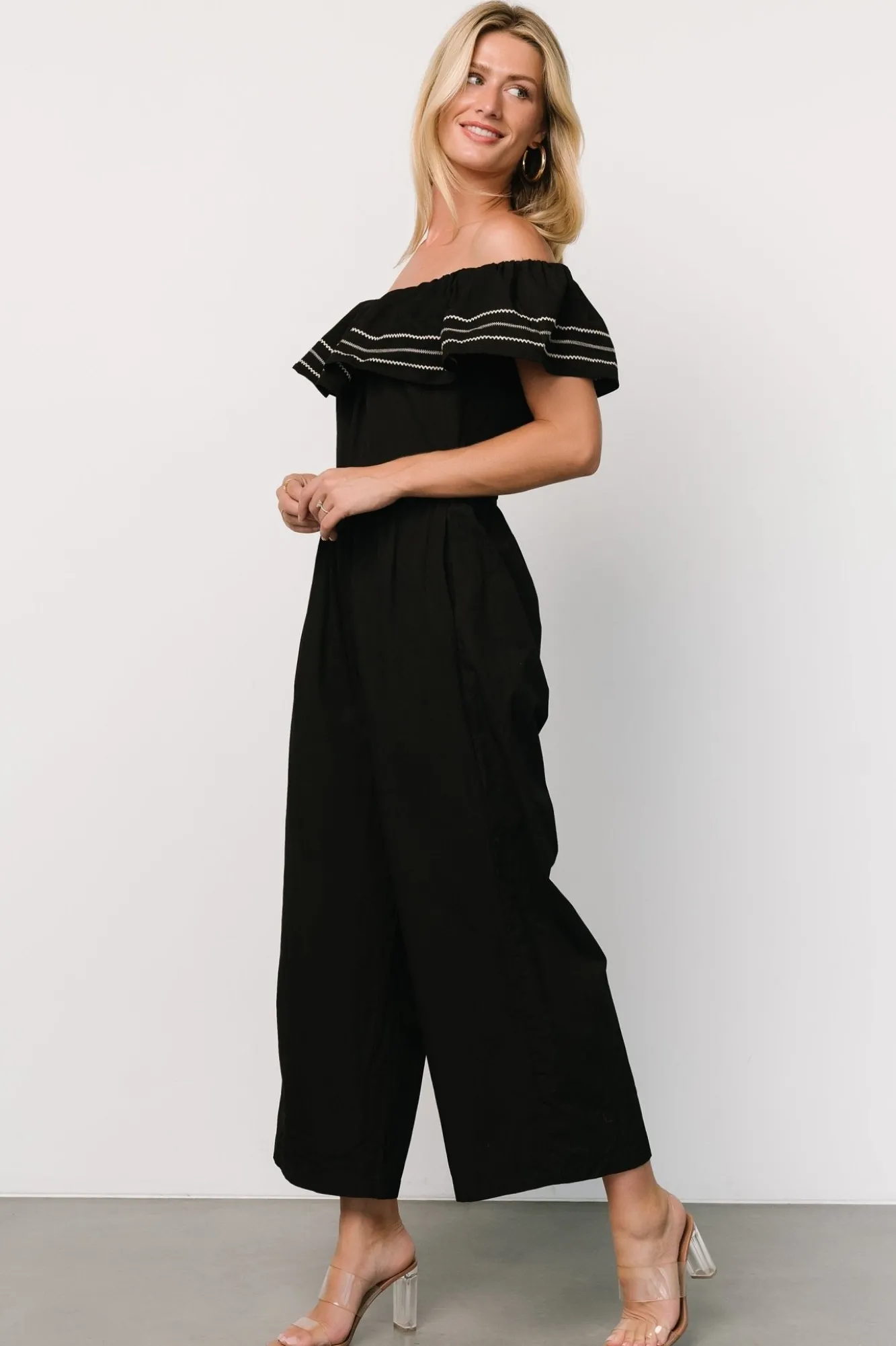 Baltic Born Reyna Off Shoulder Jumpsuit |