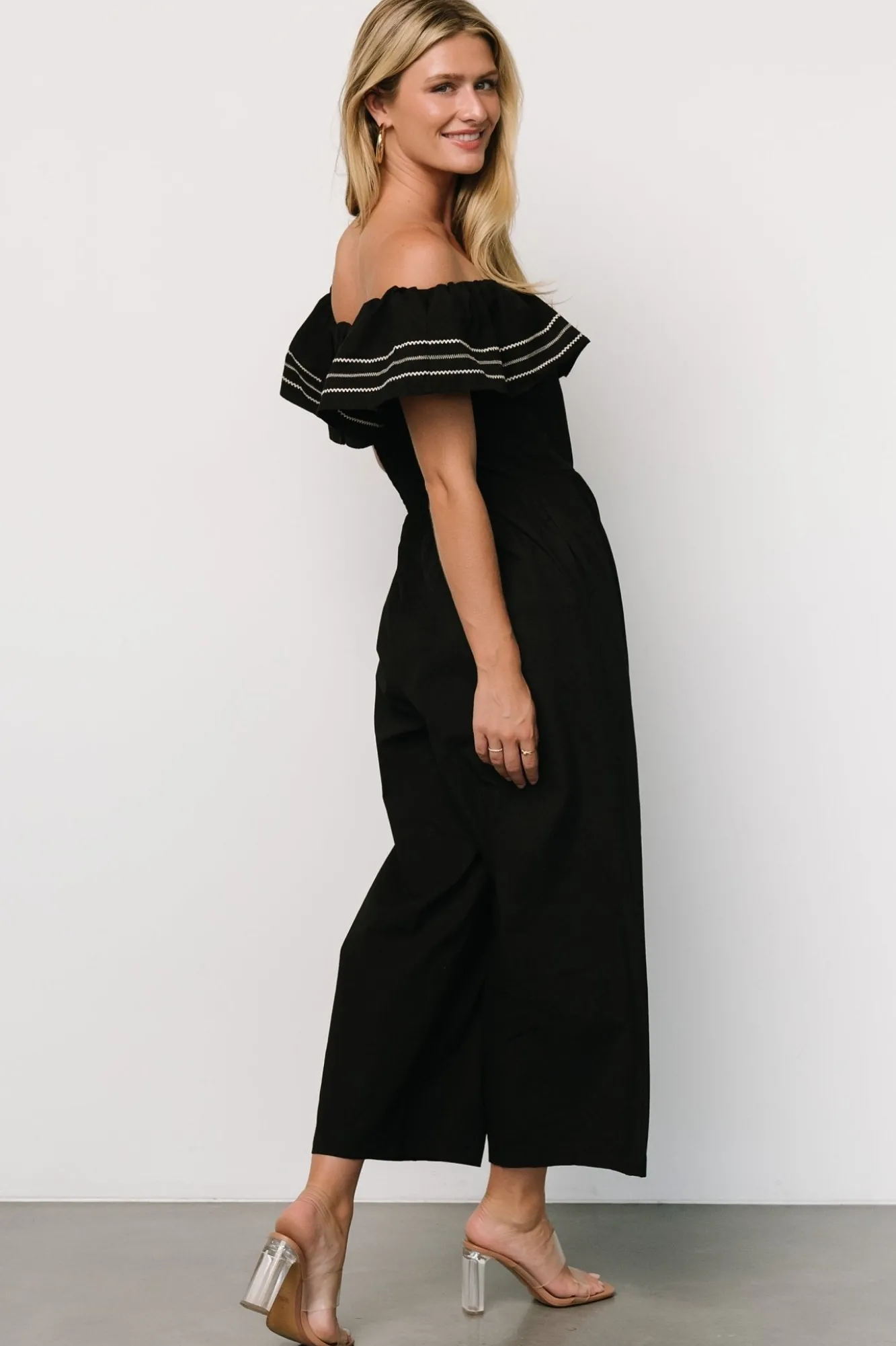 Baltic Born Reyna Off Shoulder Jumpsuit |