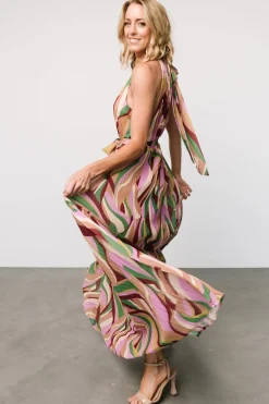 Baltic Born Rita Maxi Dress | Green Multi Print