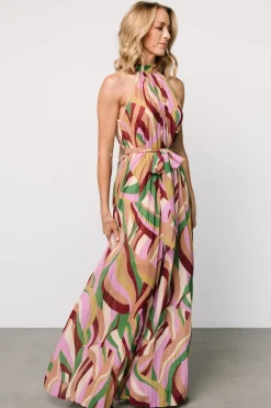 Baltic Born Rita Maxi Dress | Green Multi Print