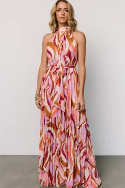 Baltic Born Rita Maxi Dress | Lavender Multi Print