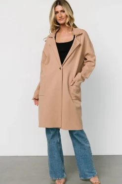 Baltic Born Roland Long Jacket | Light Camel