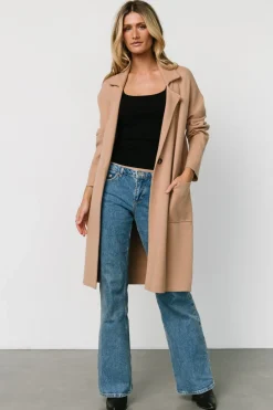 Baltic Born Roland Long Jacket | Light Camel