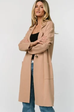 Baltic Born Roland Long Jacket | Light Camel