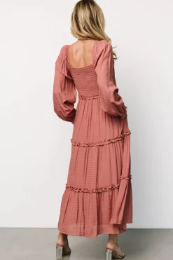 Baltic Born Rowan Tiered Dress | Vintage Rose